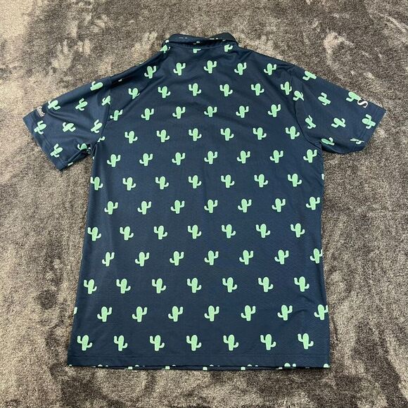 Golf Gods Australia Saguaro Cactus Cool Tech Polo Men's L Performance Golf - Picture 8 of 10